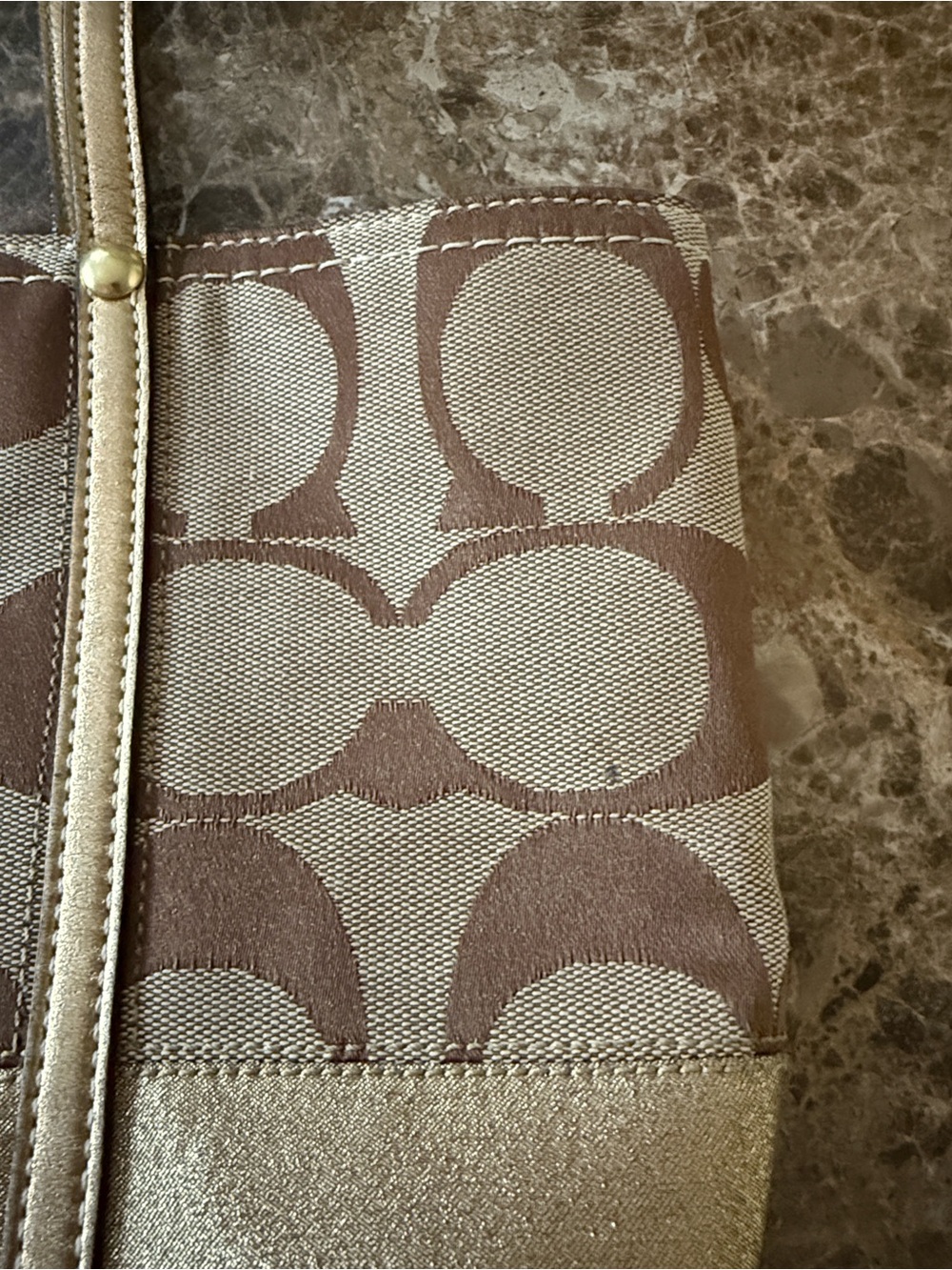 COACH Metallic Signature Logo
Sateen Tote 11098 - Picture 10 of 12